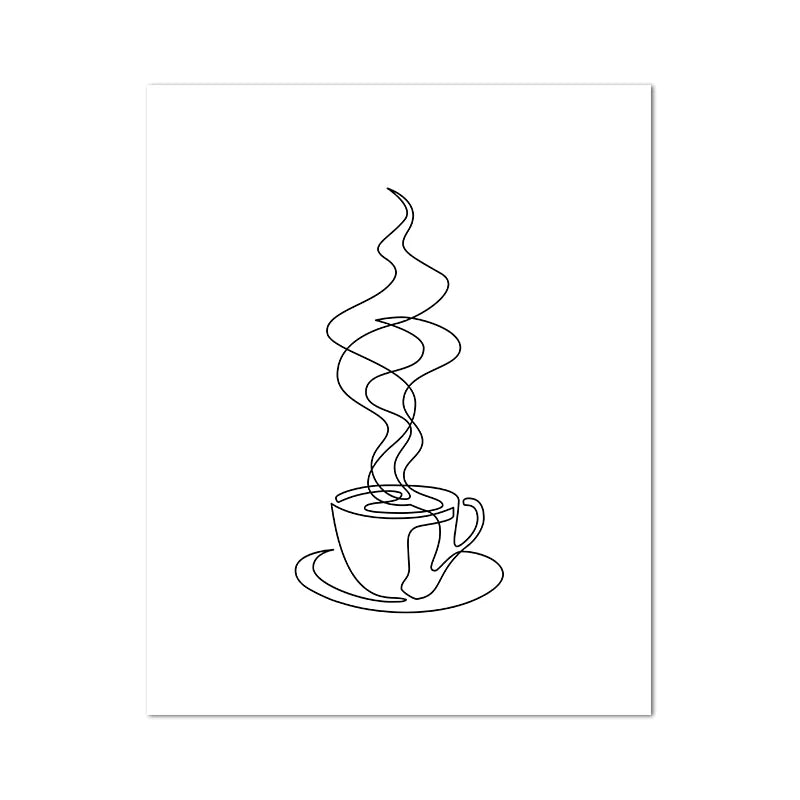 COFFEE CANVAS PRINTS - A
