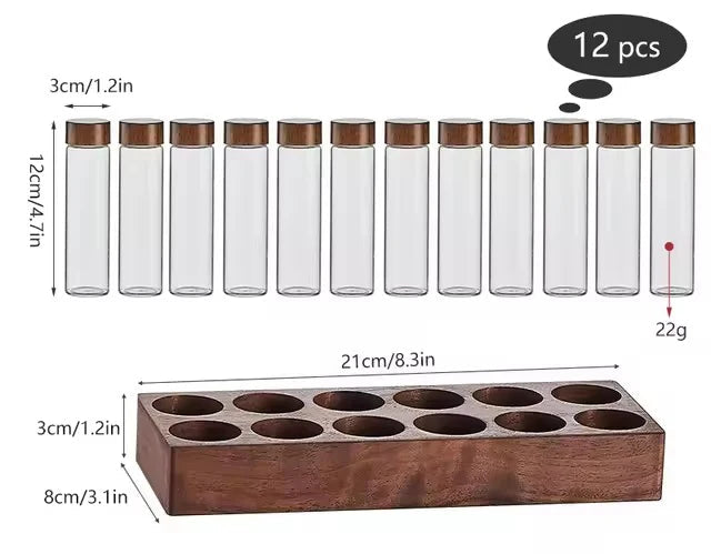 GLASS STORAGE TUBES
