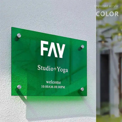 CUSTOM WALL PLAQUE