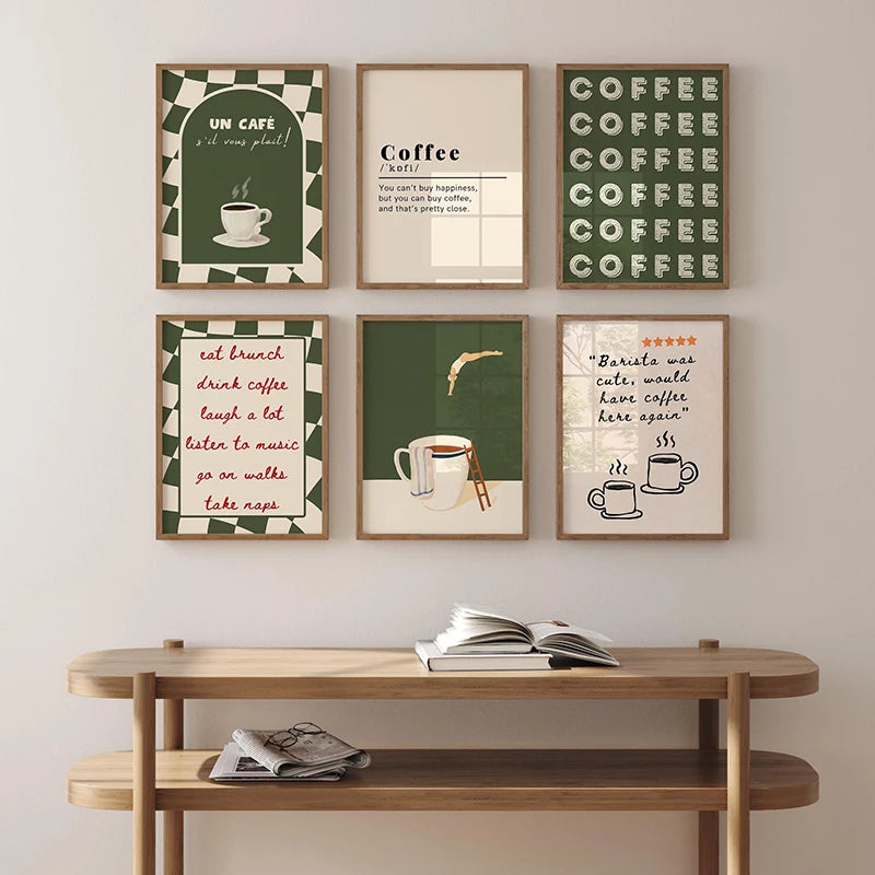 COFFEE CANVAS PRINTS - E
