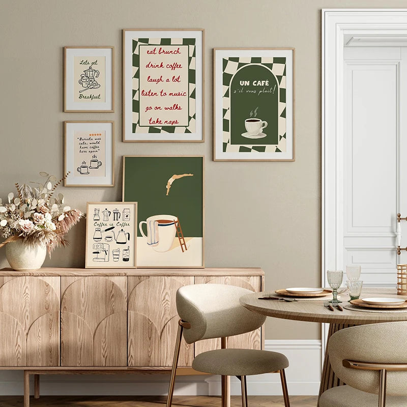 COFFEE CANVAS PRINTS - E