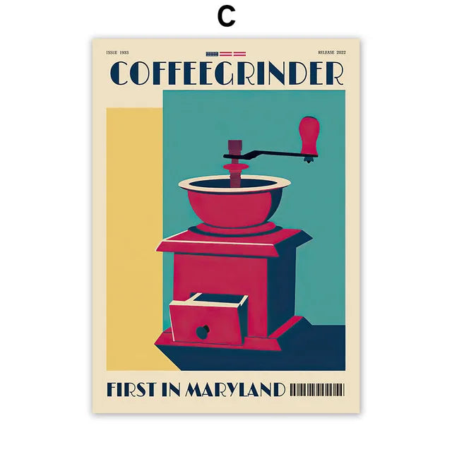 COFFEE CANVAS PRINTS - H