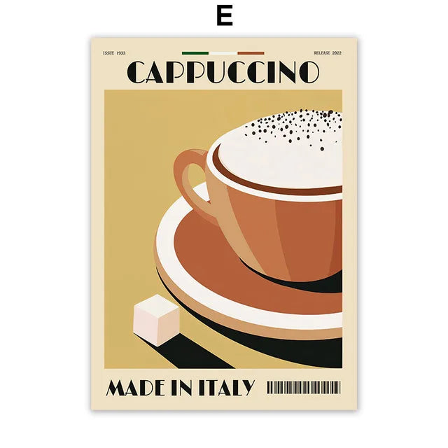 COFFEE CANVAS PRINTS - H