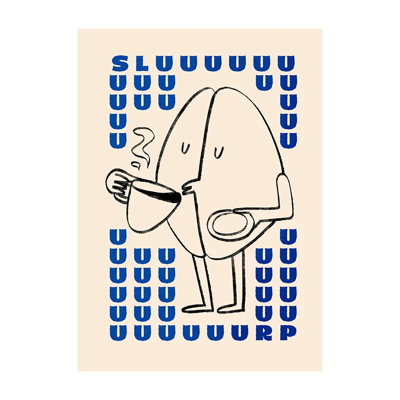 COFFEE CANVAS PRINTS - E