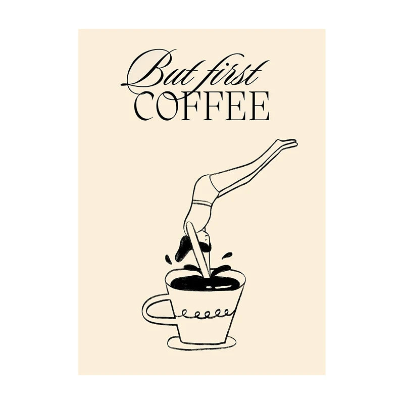COFFEE CANVAS PRINTS - E