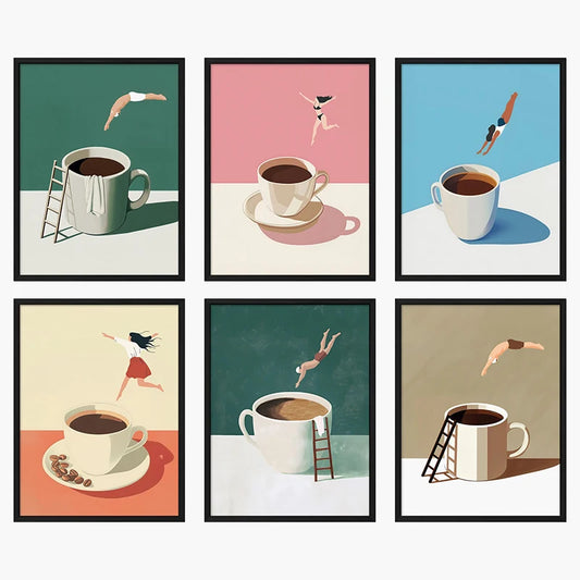 COFFEE CANVAS PRINTS - G