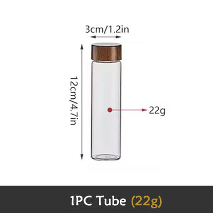 GLASS STORAGE TUBES