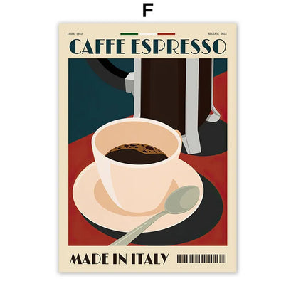 COFFEE CANVAS PRINTS - H