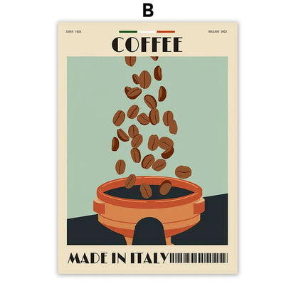 COFFEE CANVAS PRINTS - H