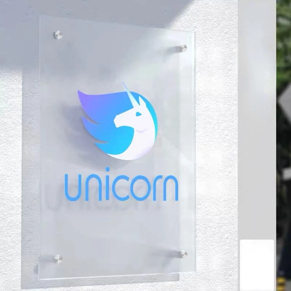 Unicorn logo on a white background