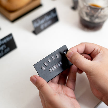 MAGNETIC COUNTER DISPLAY SIGN