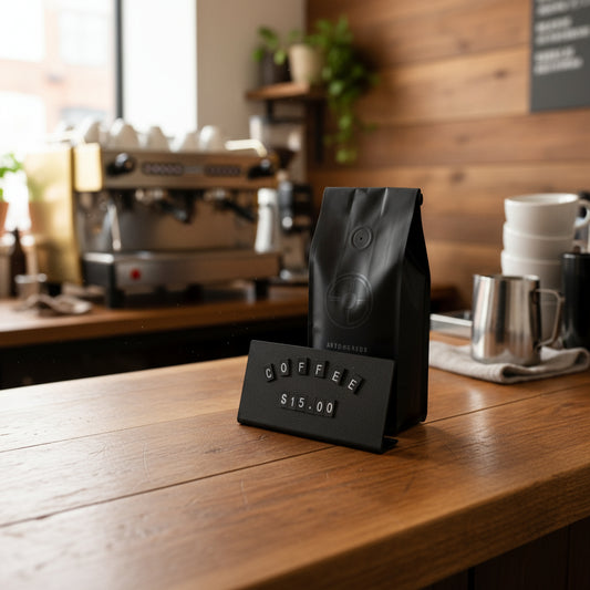 MAGNETIC COUNTER DISPLAY SIGN