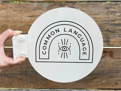 CUSTOM ACRYLIC BLADE SIGN - ROUND/SQUARE